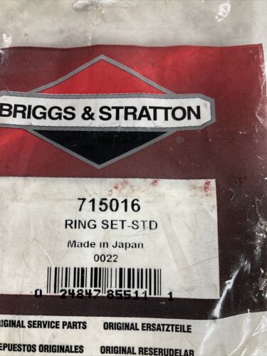 NOS Briggs and Stratton 715016 Standard Ring Set OEM (6922807967927)
